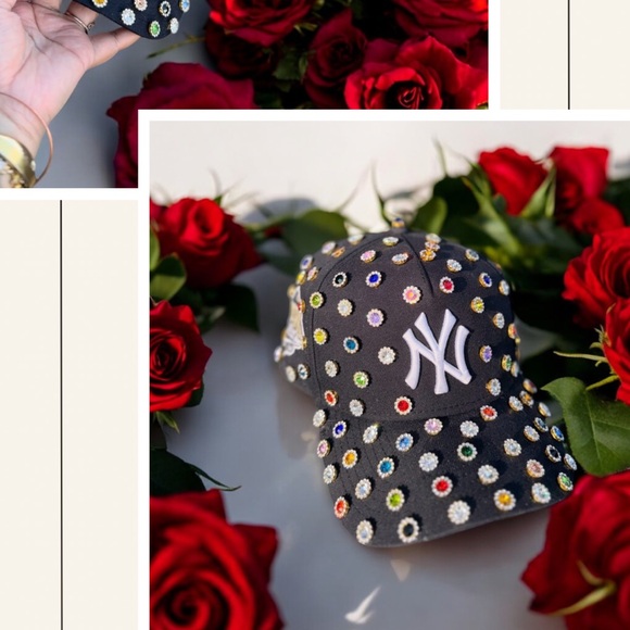 “Bespoke hat worn by Chris Brown, custom with over 150 rhinestones.” - Picture 5 of 6